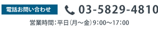 電話番号:03-5829-4810